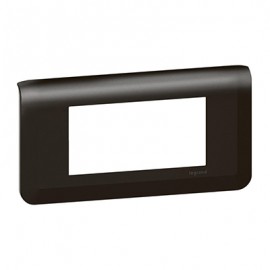 Plaque Mosaic - Horizontale - 4 modules – Noir mat