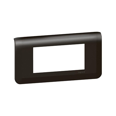 Plaque Mosaic - Horizontale - 4 modules – Noir mat