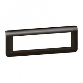 Plaque Mosaic - Horizontale - 8 modules – Noir mat
