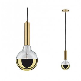 Suspension Kine - E27 - 20W - Sans ampoule - Laiton brossé