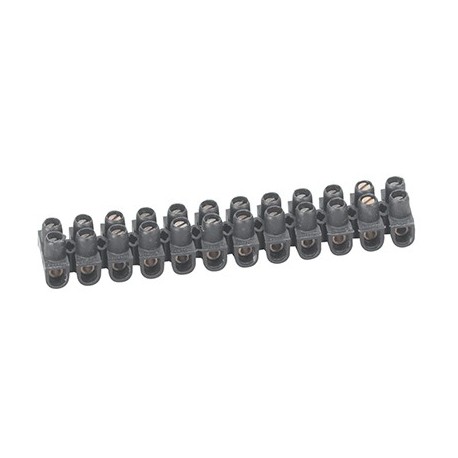 Barrette de connexion Nylbloc - 12 éléments - 2,5mm2 - Noir