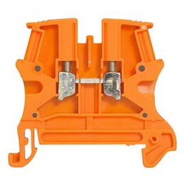 Bloc de jonction de passage Viking 3 - 4mm2 - 1 jonction - 1 Entrée/1 Sortie - Orange