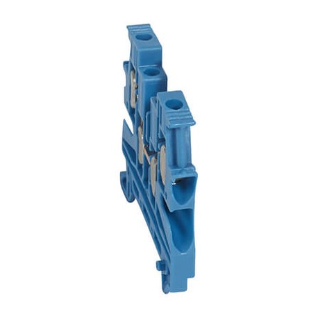 Bloc de jonction de passage Viking 3 - 4mm2 - 1 jonction - 2 Entrées/2 Sorties - Bleu
