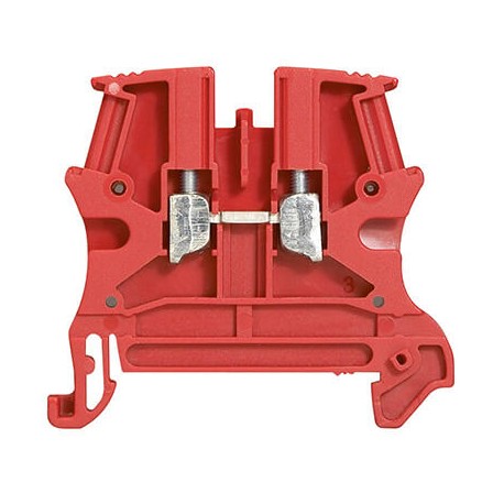 Bloc de jonction de passage Viking 3 - 4mm2 - 1 jonction - 1 Entrée/1 Sortie - Rouge