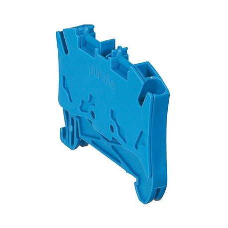 Bloc de jonction de passage Viking 3 - Pas 5mm - 1 jonction - 1 Entrée/1 Sortie - Bleu