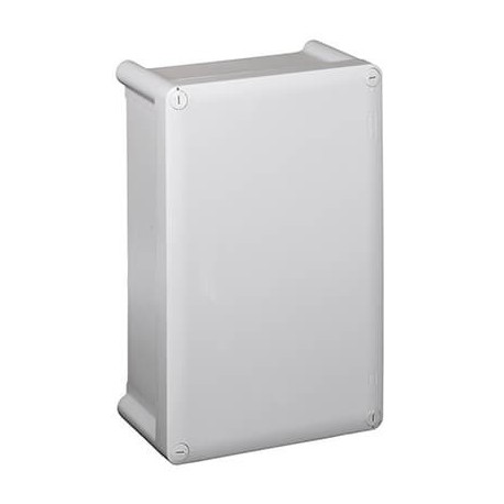 Boîtier industriel IP55 avec porte Opaque - 155 x 110 x 74mm - Gris