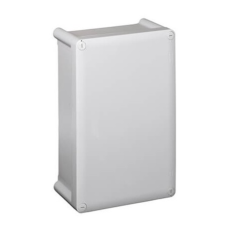 Boîtier industriel IP55 avec porte Opaque - 220 x 170 x 86mm - Gris