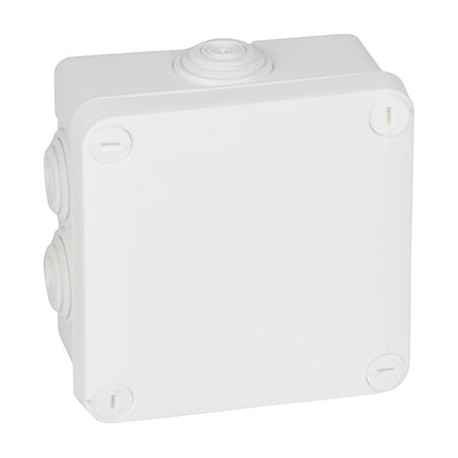 Boite de dérivation Plexo - 7 entrées - 105 x 105 x 55mm - Blanc