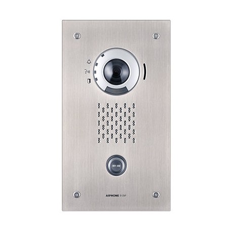 Platine vidéo encastrée IXDVFA - Synthèse vocale - IP65 - Façade Inox