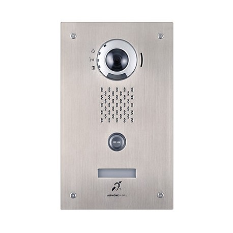 Platine vidéo encastrée IXDVFL - Synthèse vocale - Boucle magnétique - IP65 - Façade Inox