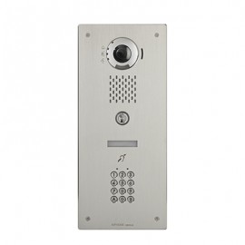 Aiphone IXDVF2L Platine vidéo enc. 2 bp ip/sip inox pictos synthèse