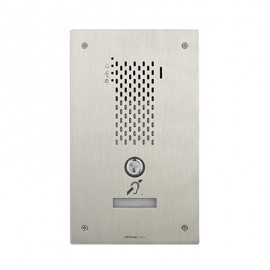 Platine encastrée IXSSAL - Synthèse vocale - Boucle magnétique - IP65 - Façade Inox