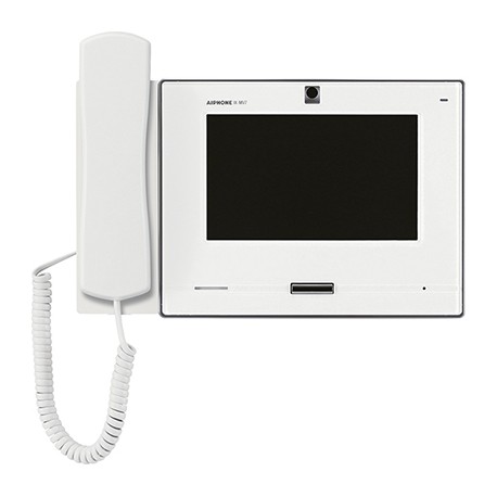 Moniteur vidéo IXMV7HWLA - Ecran 7” - Avec combiné - Boucle magnétique - Blanc