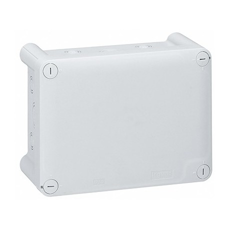 Boîte de dérivation Plexo IP55 - 24 entrées - Pour presse-étoupe - 220 x 170 mm - Gris