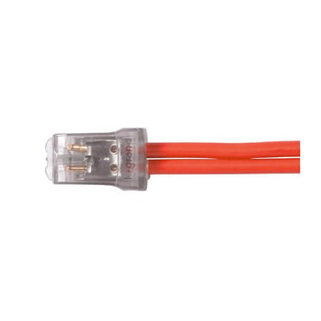 Borne de connexion Nylbloc - Sans vis - 2 entrées - Gris
