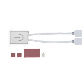 Commutateur tactile MaxLED - max.60W - Argent