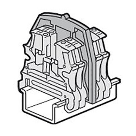 Cloison de séparation - Pour bloc de jonction Viking3 - Pas 12 ou 15mm - Gris
