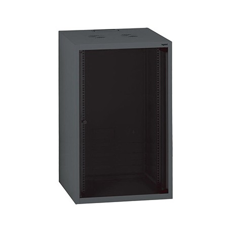 Coffret fixe Linkeo - 19” - Capacité 21U - 1035x600x600mm - Livré monté - Anthracite