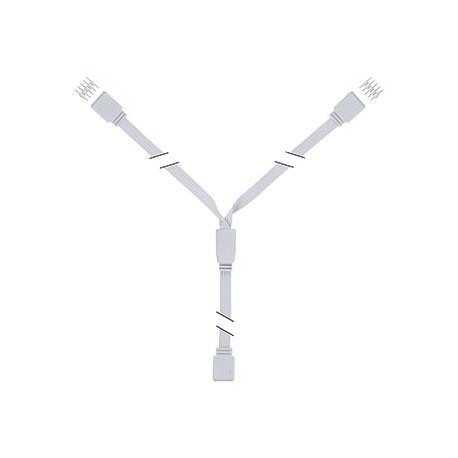 Boîtier de distribution Y MaxLED - 30cm - Blanc