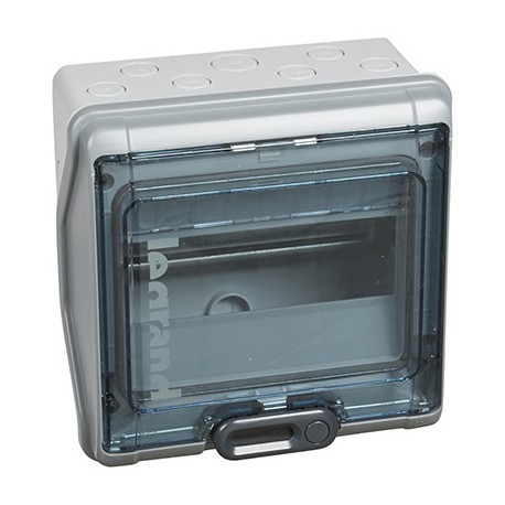 Coffret Plexo³ - 8 modules - IP65 - Gris