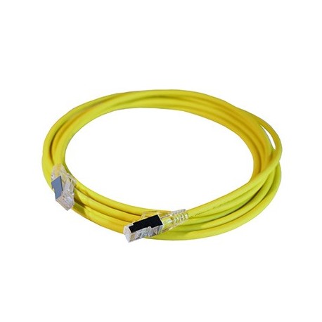 Cordon de brassage RJ45 - Cat.6A - S/FTP - 2m - Jaune