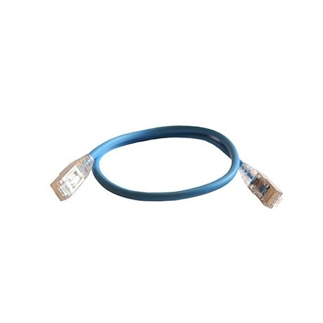 Cordon de brassage RJ45 - Cat.6 - F/UTP - 0,5m - Bleu