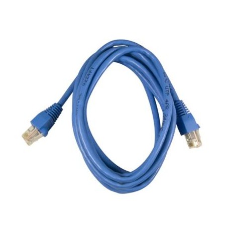 Cordon de brassage RJ45 - Cat.6 - F/UTP - 3m - Bleu