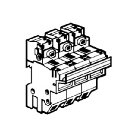 Coupe-circuit sectionnable SP58 - 3P - Pour cartouche industrielle 22x58mm