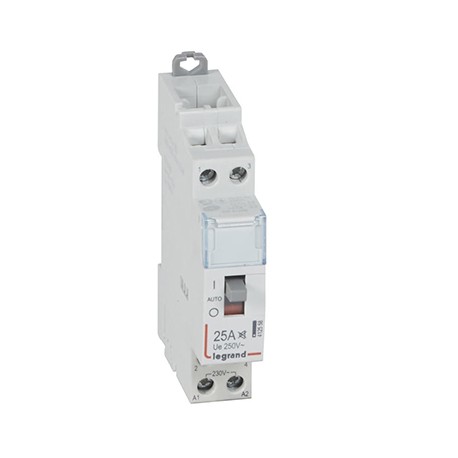Contacteur de puissance silencieux CX³ bobine 230V~ - 2P 250V~ - 25A - contact 2F - 1 module