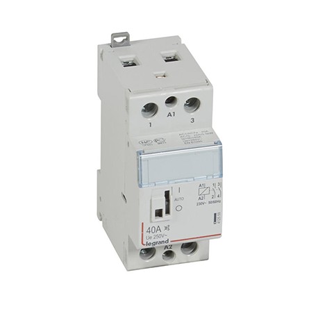 Contacteur de puissance silencieux CX³ bobine 230V~ - 2P 250V~ - 40A - contact 2F - 2 modules