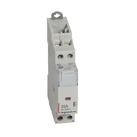 Contacteur de puissance CX³ bobine 230V~ - 2P 250V~ - 25A - contact 2O - 1 module