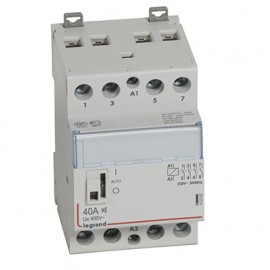 Contacteur de puissance silencieux CX³ bobine 230V~ - 4P 400V~ - 40A - contact 4F - 3 modules