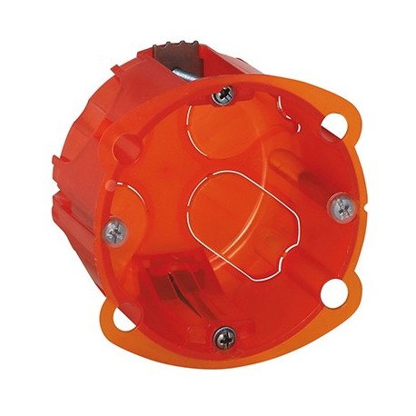 Boite d'encastrement BATIBOX multimatériaux simple poste profondeur 50 mm