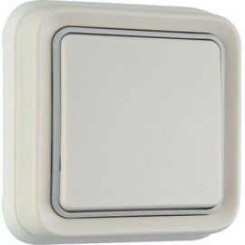 Va et vient Plexo IP55 - Complet encastré - Blanc