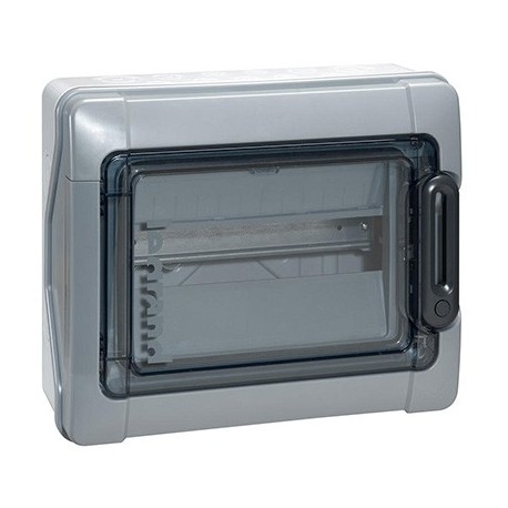 Coffret Plexo³ - 12 modules - IP65 - Gris