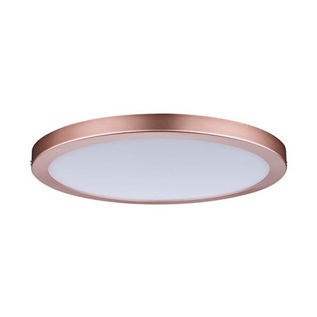 Plafonnier LED Atria - Rond - 24W - Or rose - Dimmable