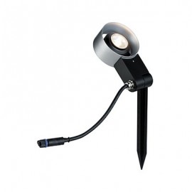 Spot de jardin Plug&Shine - Cone - Dimmable - 3000K - 40° - Avec ampoule - 6,8W - Anthracite