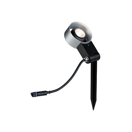 Spot de jardin Plug&Shine - Cone - Dimmable - 3000K - 40° - Avec ampoule - 6,8W - Anthracite
