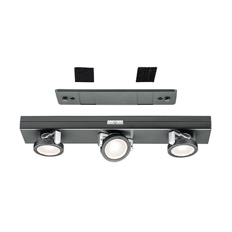 Paulmann 70637 - Éclairage placard LED Spot rotatif gradable à piles