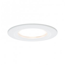 Spot encastré fixe Nova LED Coin Paulmann - Rond - 6W - 2700K - IP44 - Blanc