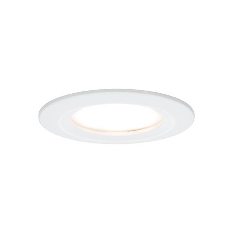 Spot encastré fixe Nova LED Coin Paulmann - Rond - 6W - 2700K - IP44 - Blanc