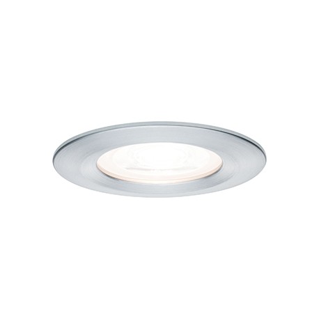 Spot encastré LED Nova - GU10 - Alu - 6,5W - 2700K - IP44 - Avec ampoule