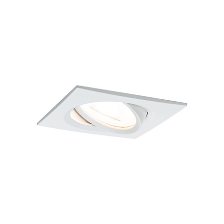 Spot encastré orientable Nova LED Coin Paulmann - Carré - 6W - 2700K - 230V - Blanc