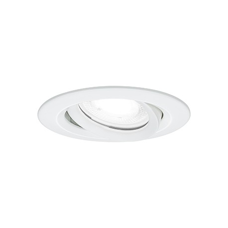 Spot encastré LED Nova - GU10 - Blanc - 6W - 4000K dimmable - IP65 - Avec ampoule