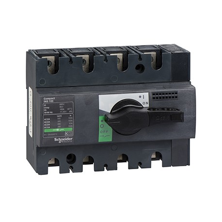 Interrupteur sectionneur Interpact INS100 - 4P - 100A - 690VCA