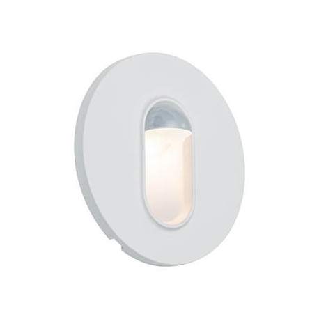 Luminaire encastré mural rond - 2,7W - 2700K - Avec détecteur - Blanc