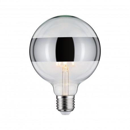 Ampoule LED Globe avec anneau réfléchissant - ø125 - E27 - 5W - 2700K - dimmable