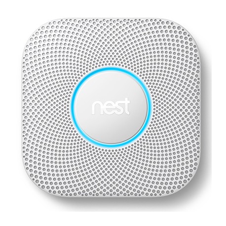 Détecteur de monoxyde de carbone et fumée Nest Protect connecté - Piles - 85dB