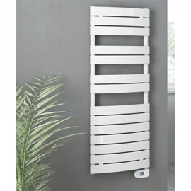 Sèche-serviettes série Aube - Electrique - Sans soufflerie - 750W - Blanc