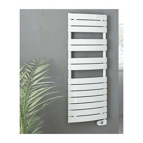 Sèche-serviettes série Aube - Electrique - Sans soufflerie - 750W - Blanc